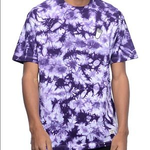 40s & Shorties Double Cup Purple Tie Dye T-Shirt